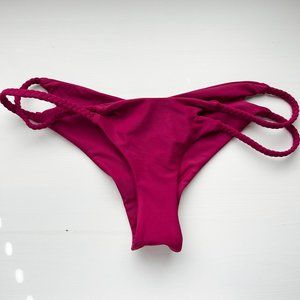 Beach Babe Swimwear Fuchsia Bottoms Size L